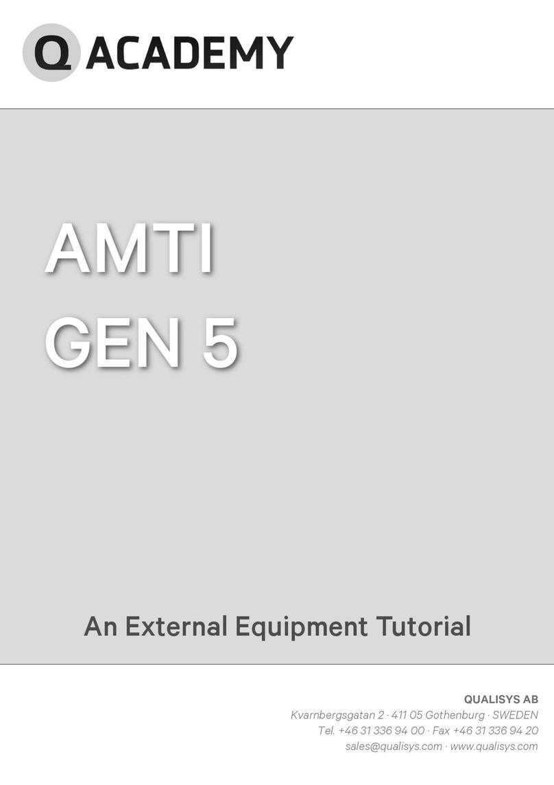 QUALISYS Q ACADEMY AMTI GEN 5 An External Equipment Tutorial