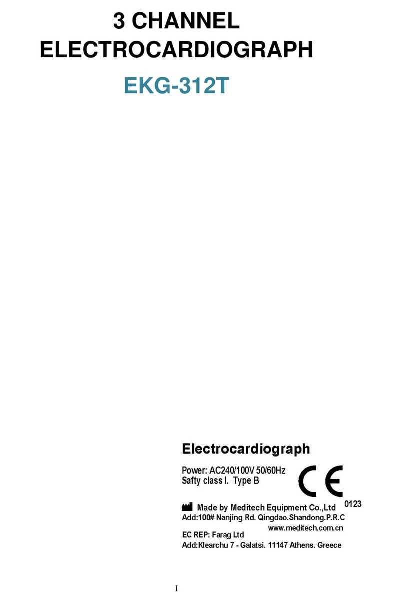 Meditech EKG-312T user manual