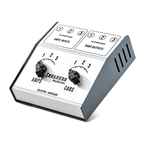 INVADERS Amplification AmpsCabs owner's manual