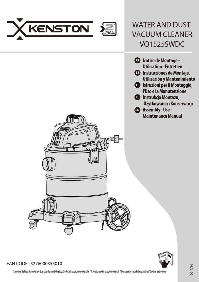 Kenston VQ1525SWDC Maintenance manual