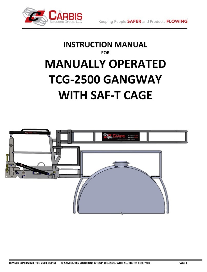 CARBIS TCG-2500 instruction manual
