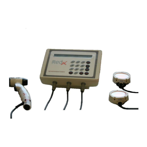MedX Rehab Console System operating guide