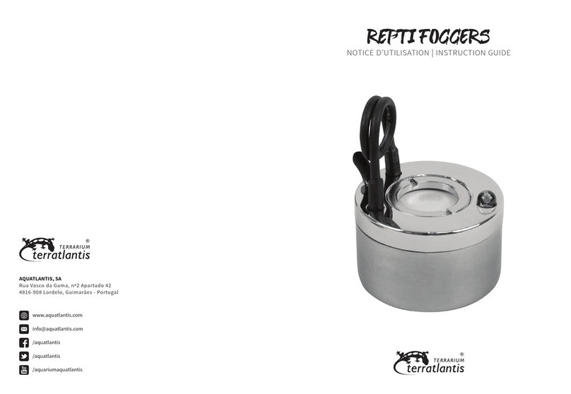 TERRATLANTIS REPTI FOGGER Instruction guide