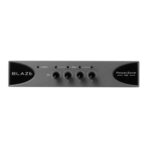 Blaze Audio PowerZone 252 quick start guide