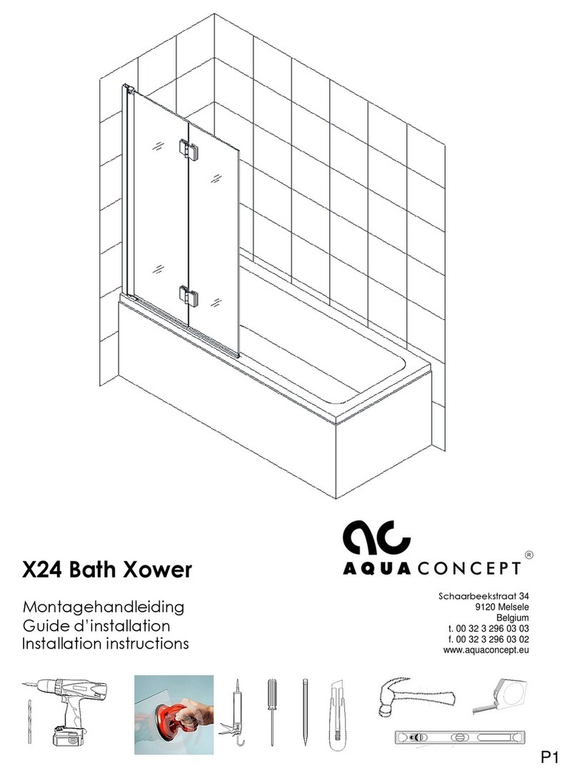 AQUACONCEPT X24 installation instructions