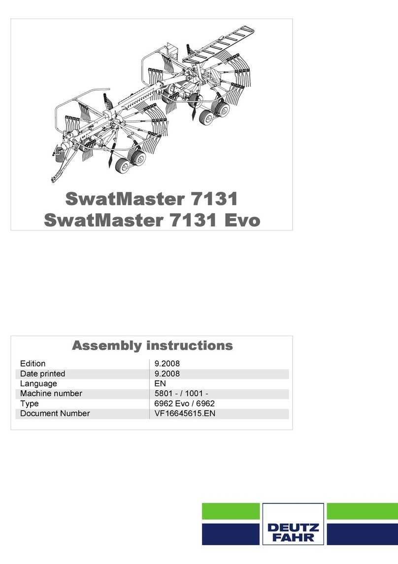 DEUTZ-FAHR SwatMaster 7131 Assembly instructions