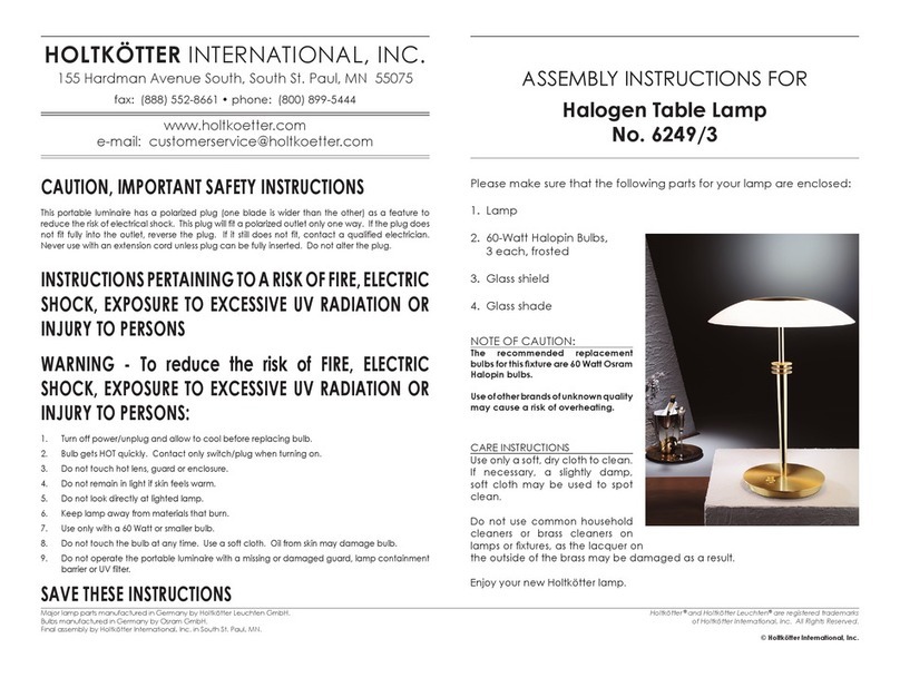 HOLTKOTTER 6249/3 Assembly instructions