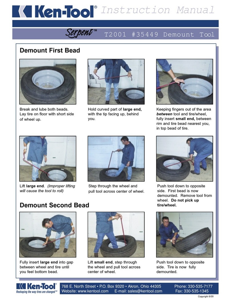 Ken-Tool Serpent T2001 instruction manual