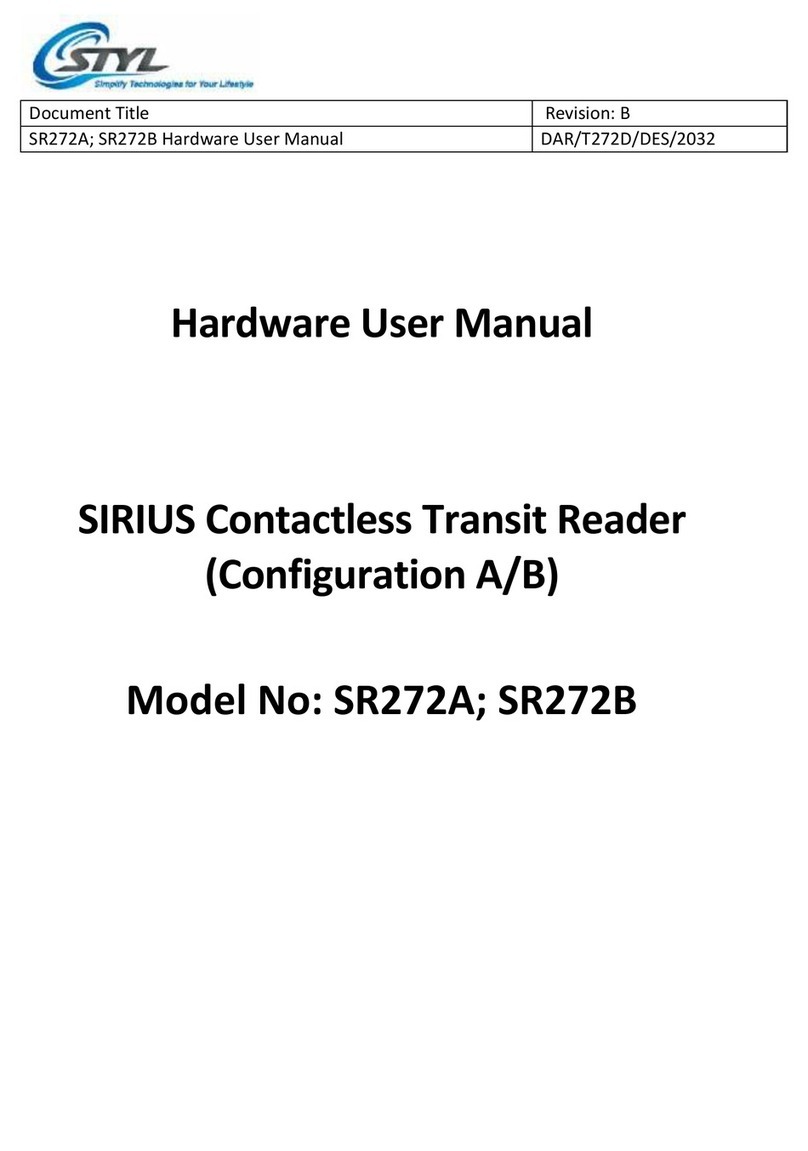 STYL SR272B Hardware user manual