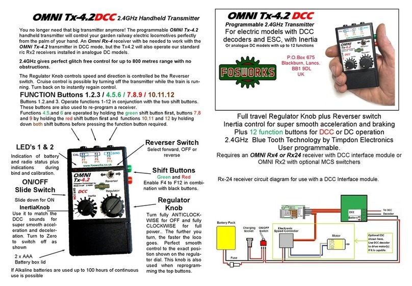 Fosworks OMNI Tx-4.2 quick start guide