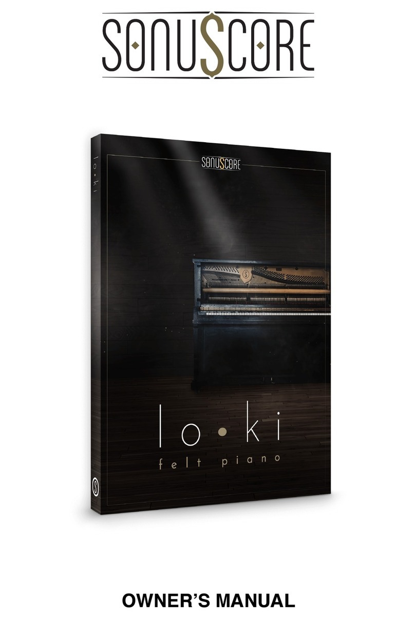 Sonuscore lo ki owner's manual