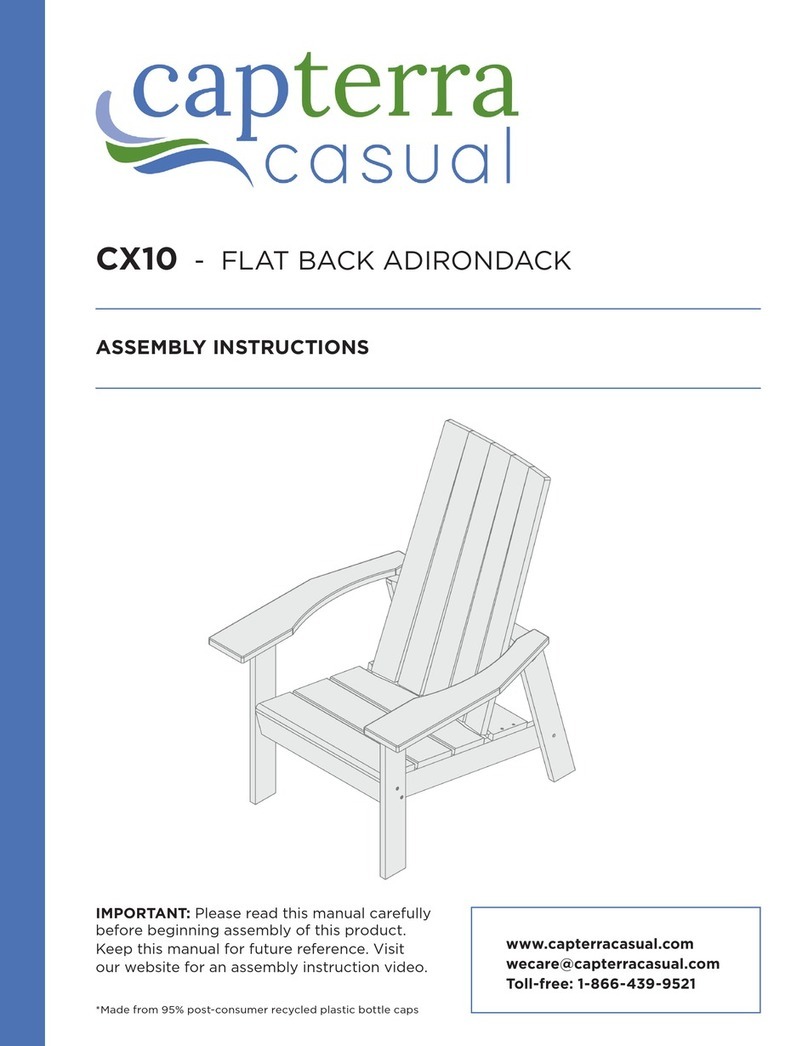 Capterra Casual CX10 Assembly instructions