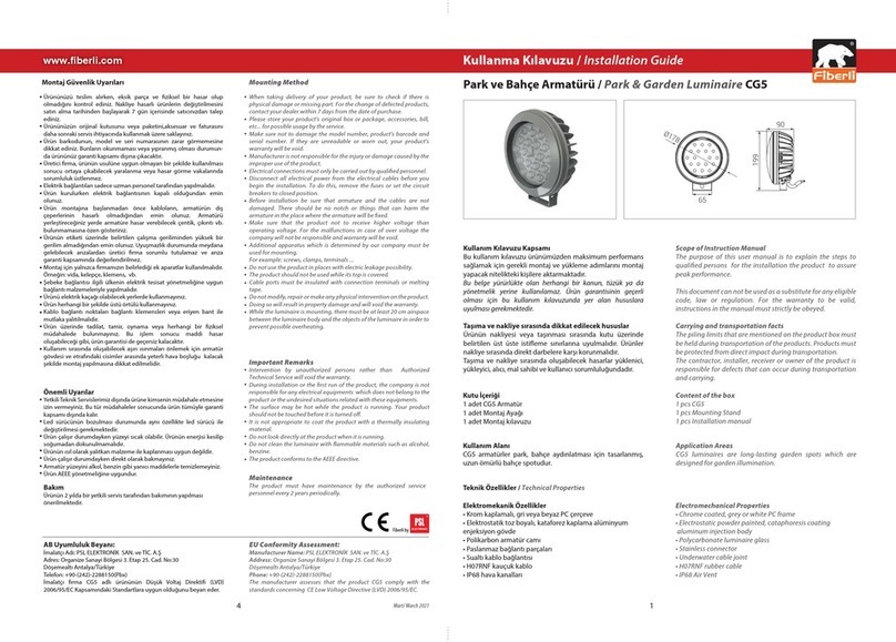 Fiberli CG5 installation guide