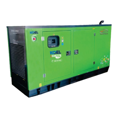 Jakson & Company JakPower Kirloskar Koel Green EA10 G1 Installation, Comissioning & Operator Manual