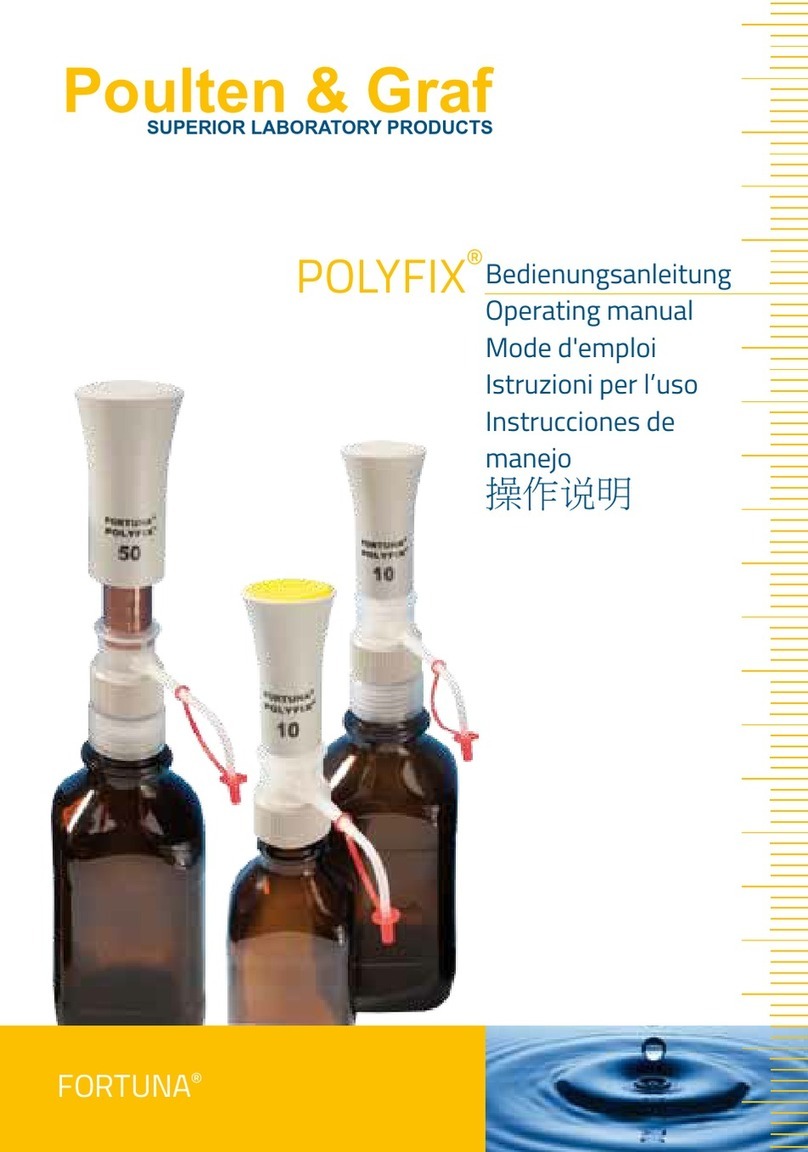 Poulten & Graf FORTUNA POLYfix 101.070-38 operating manual
