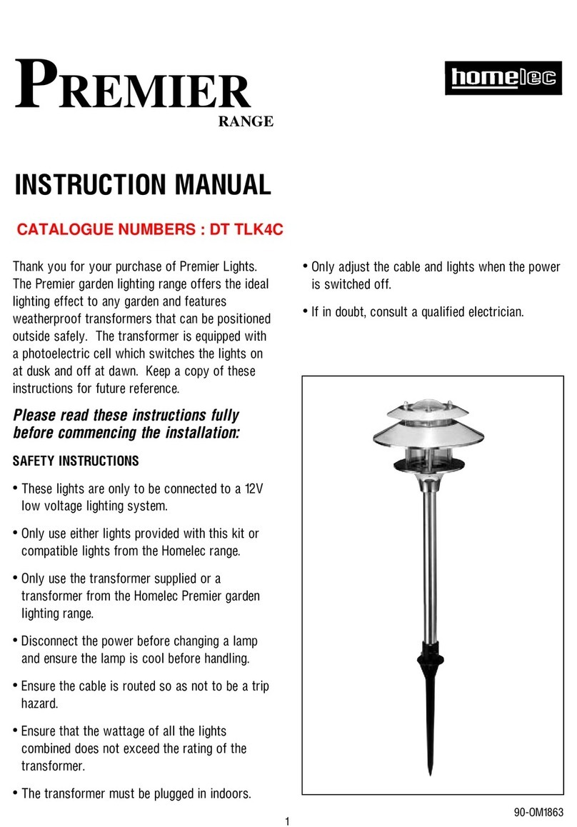Homelec Premier DT TLK4C instruction manual