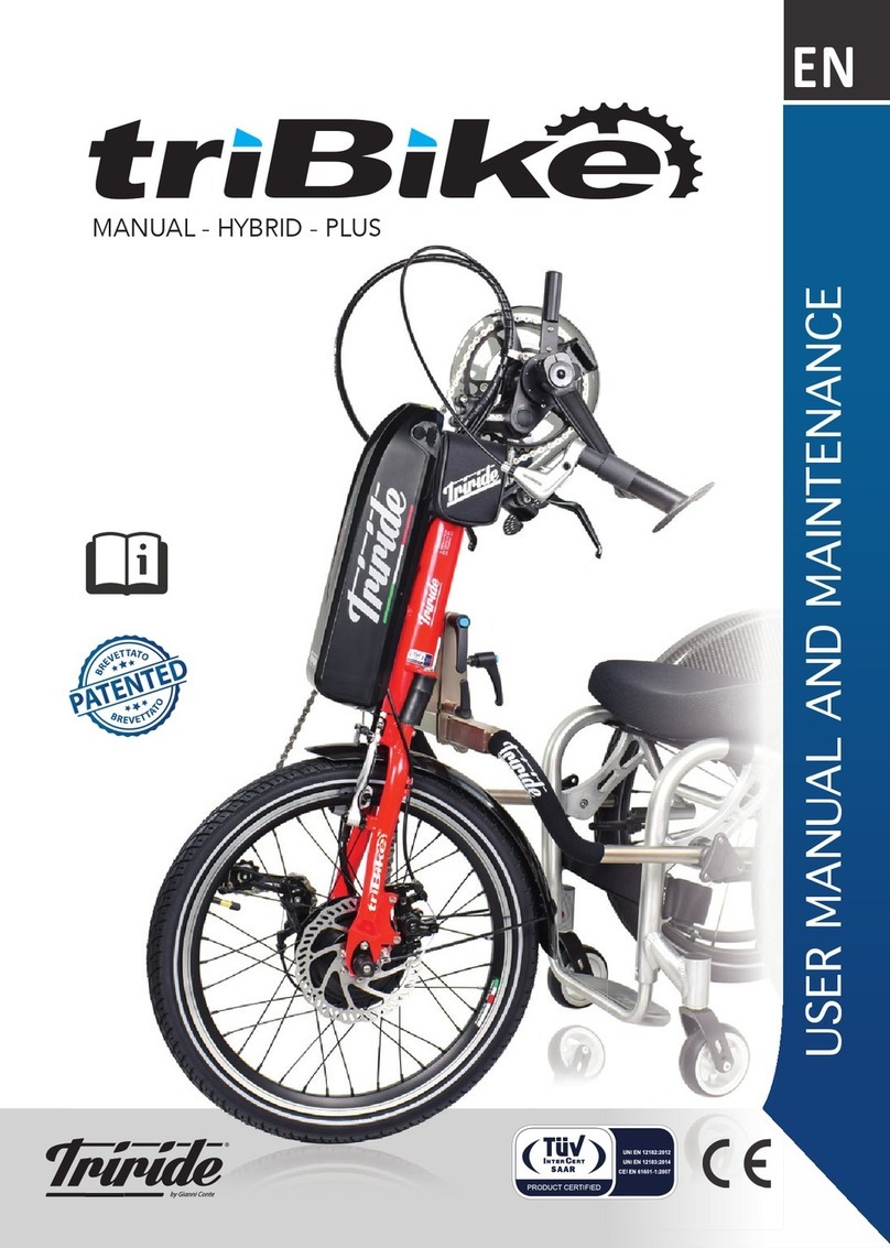 Triride Tribike User manual and maintenance Triride Tribike User manual and maintenance