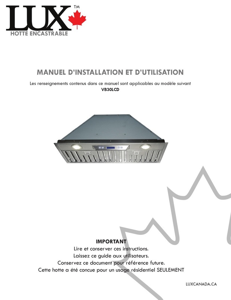 LUX VB30LCD Installation and user guide
