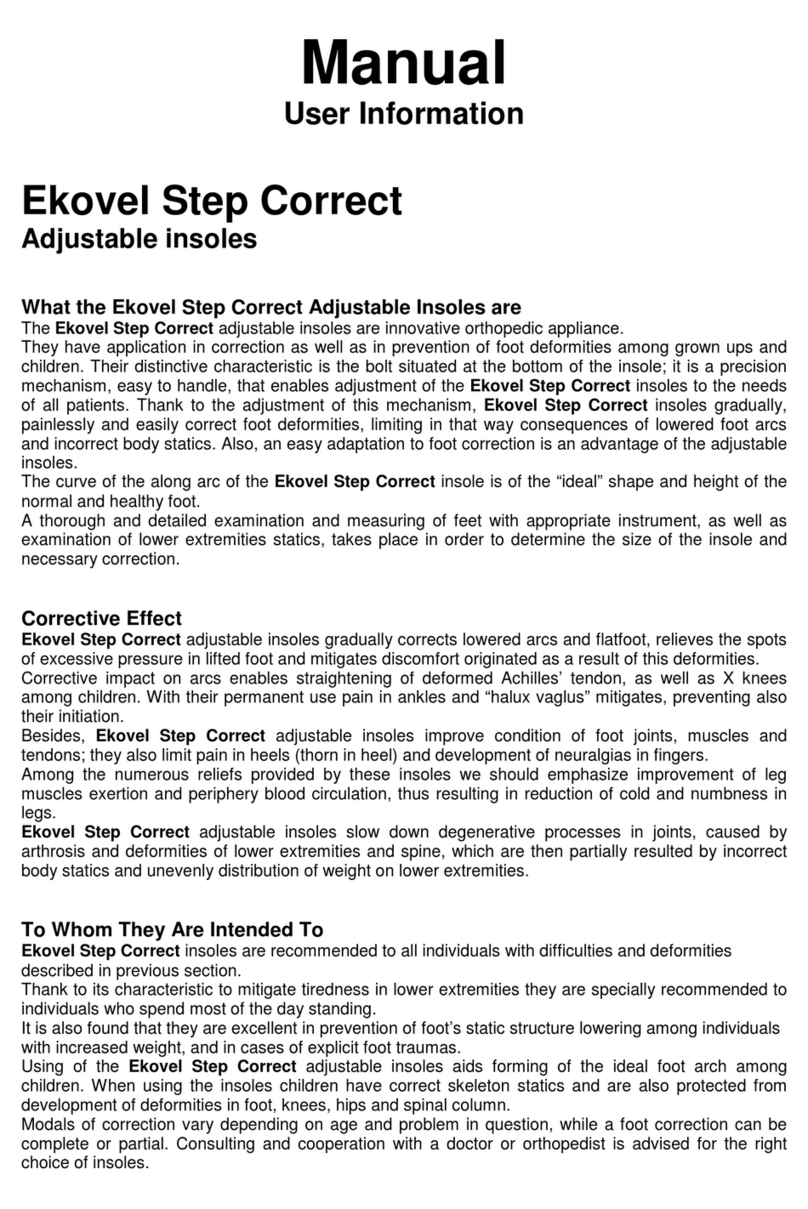 Ekovel Step Correct manual