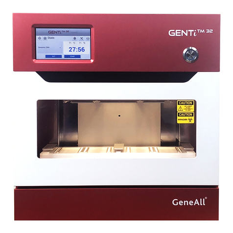 GeneAll GENTi 32 USER'S MANUAL / INSTRUCTIONS FOR USE