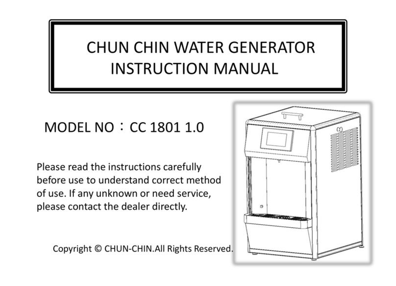 CHUN CHIN CC 1801 1.0 instruction manual