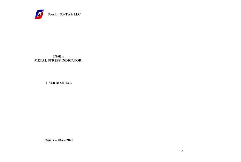 Spector Sci-Tech IN-01m user manual
