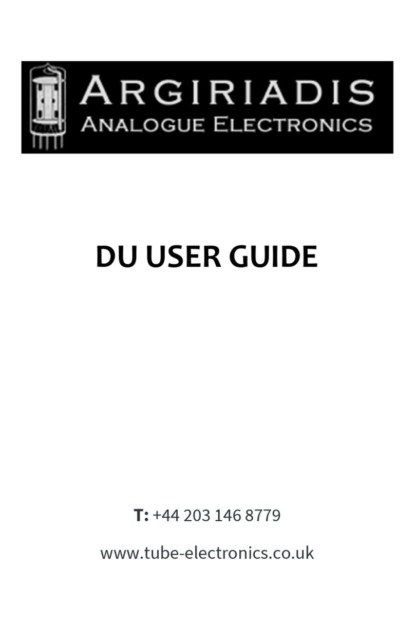Argiriadis Analogue Electronics DU user guide