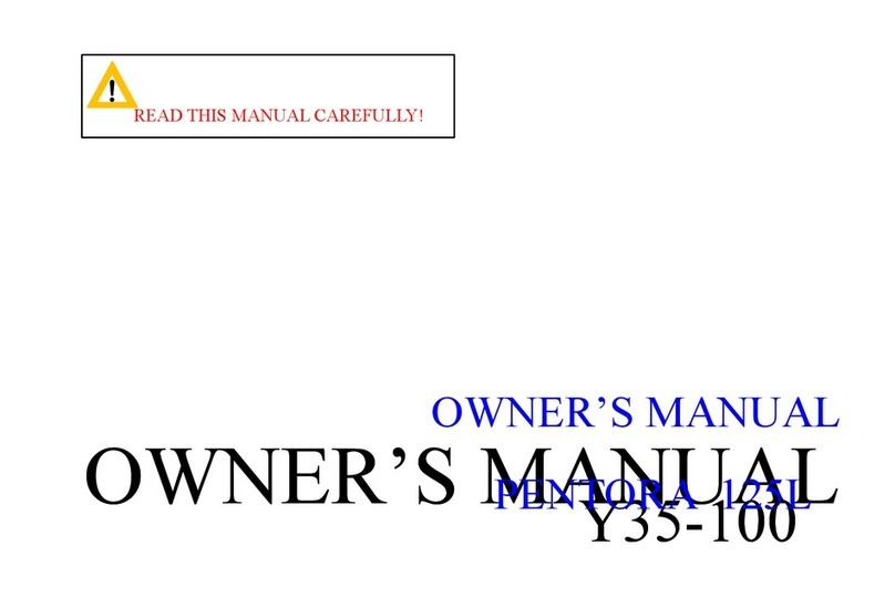 PENTORA Y35-100 owner's manual