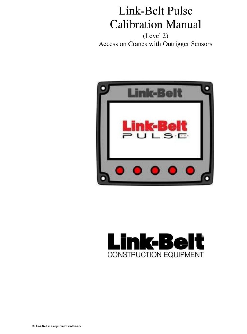 Link-Belt PULSE Use and care manual