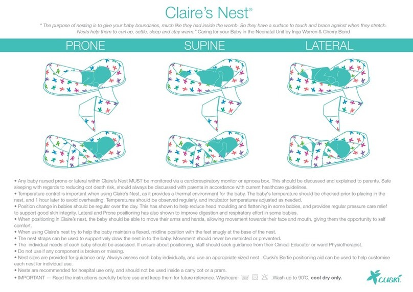 CUSKI Claire's Nest SUPINE manual