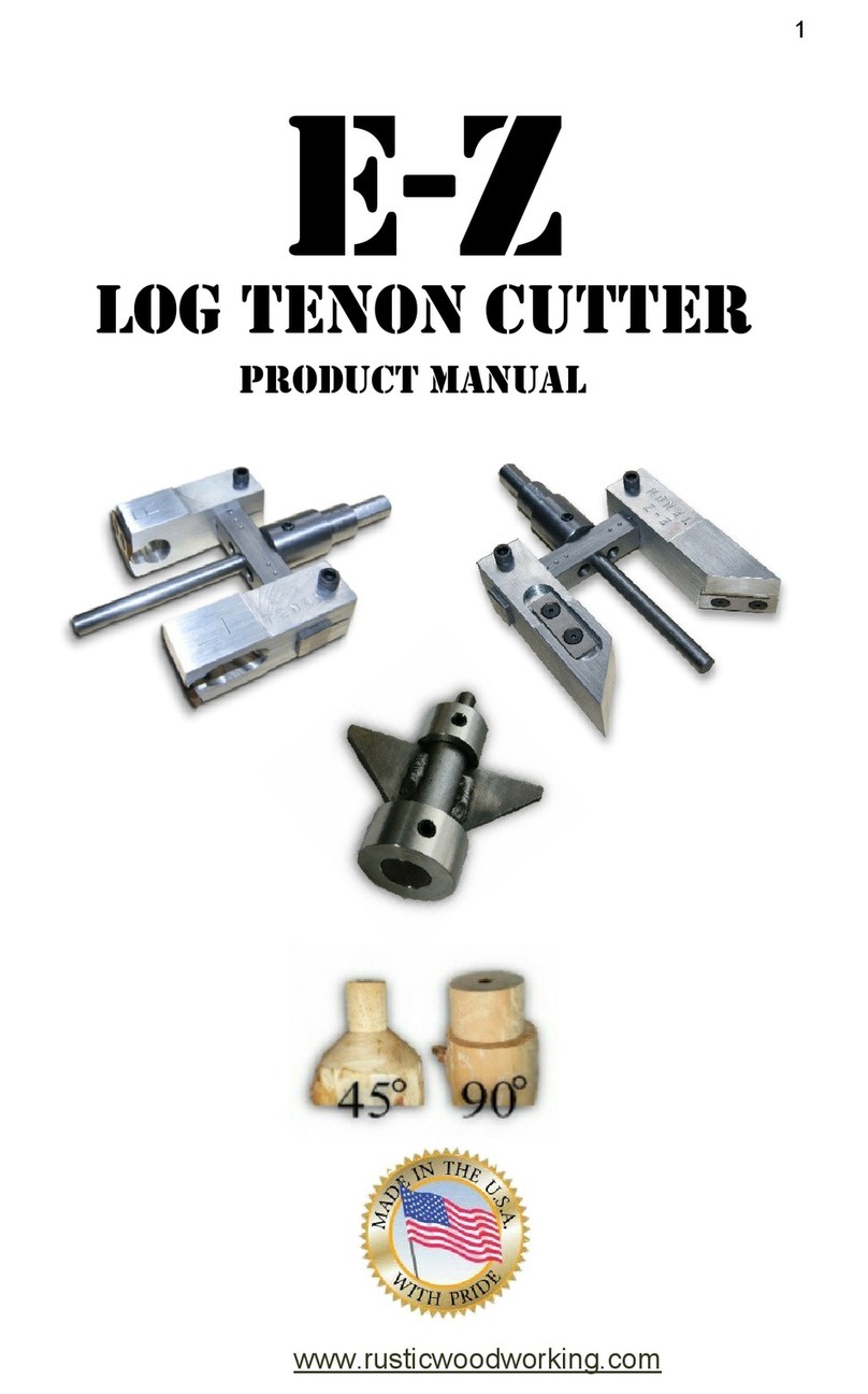 Rustic Woodworking E-Z Series product manual