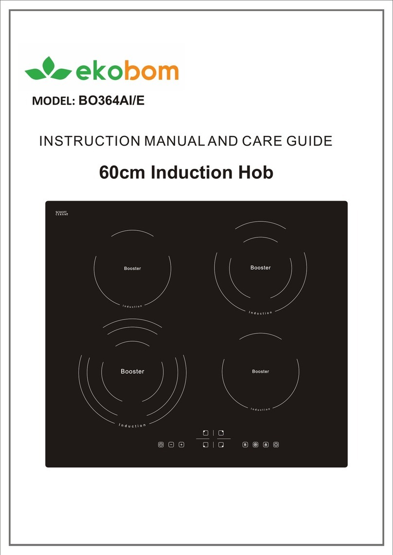 Ekobom BO364AI/E INSTRUCTION MANUAL AND CARE GUIDE