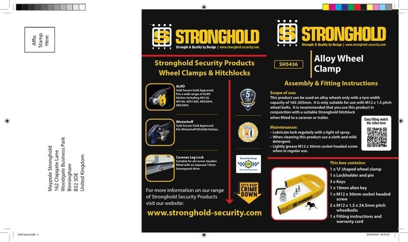 Stronghold SH5436 Assembly & fitting instructions