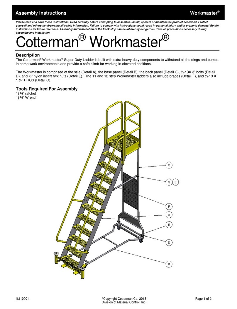Cotterman Workmaster WMX10R37A3P3 Assembly instructions