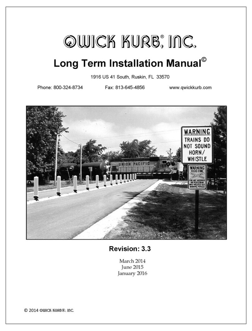 QWICK KURB MEGA MARKER L104 installation manual