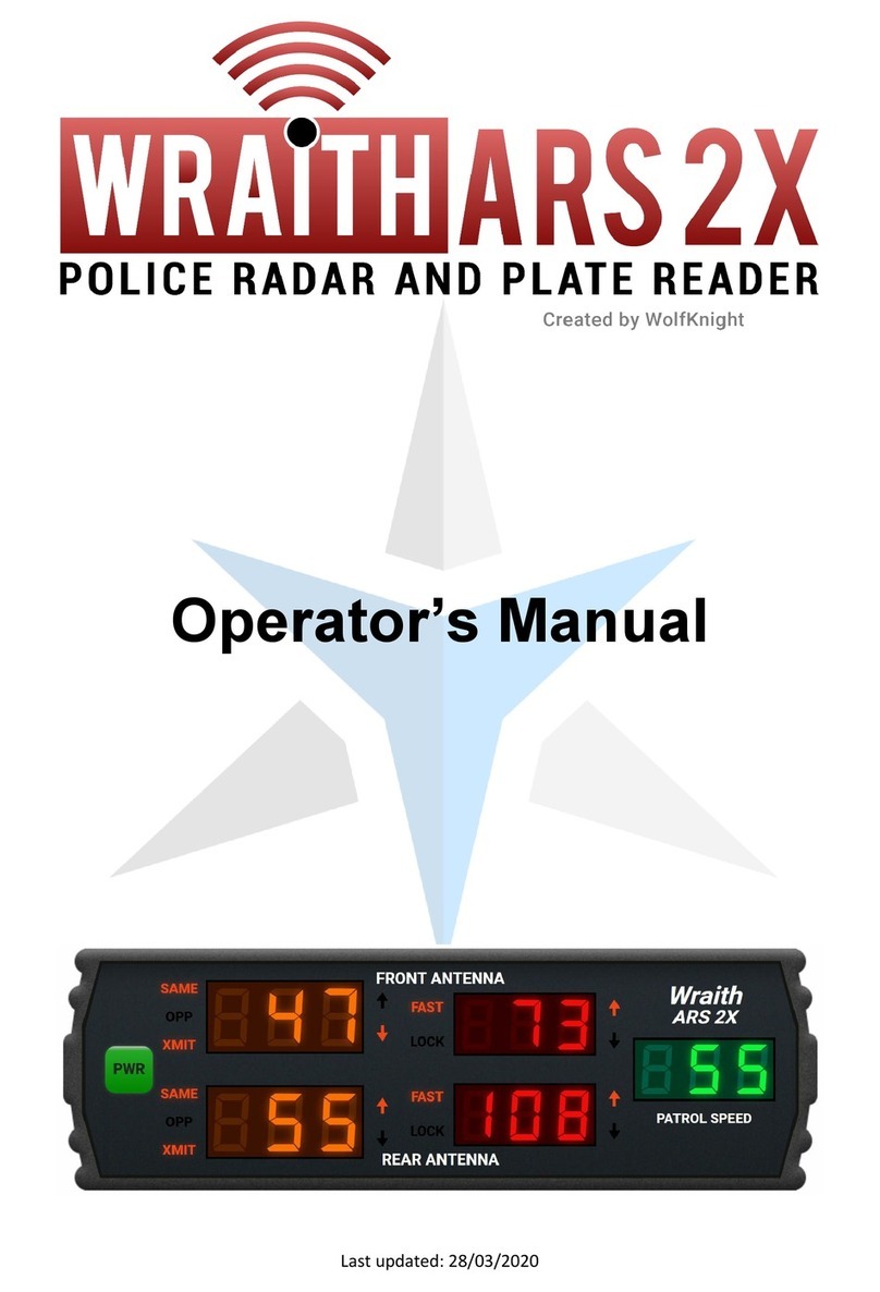 Wraith ARS 2X Operator's manual