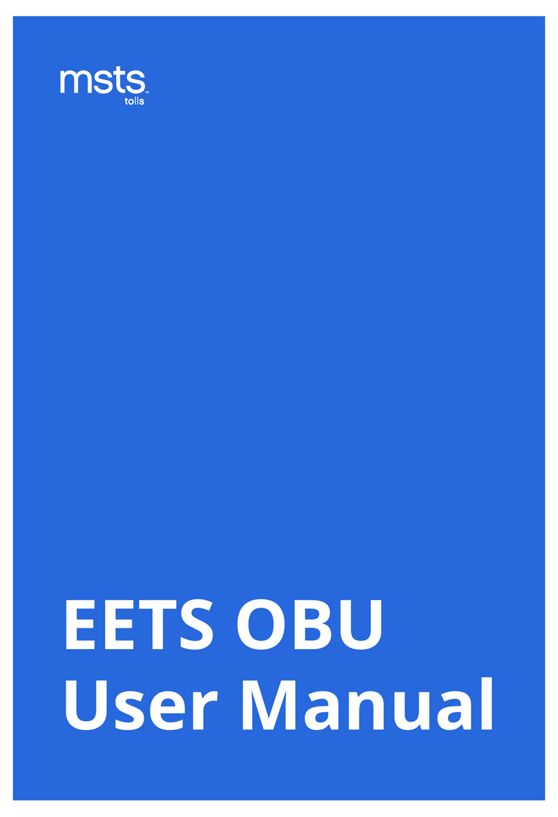 MSTS Tolls OBU user manual