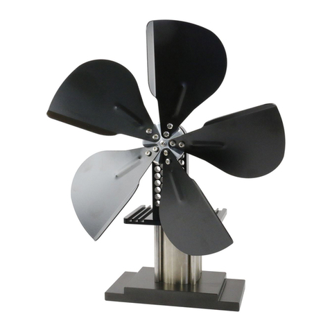 Gyroscope.com Vulcan Stove Fan manual