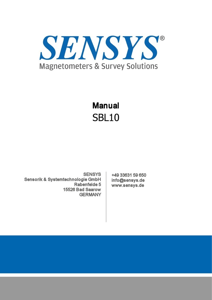 SENSYS SBL10 manual