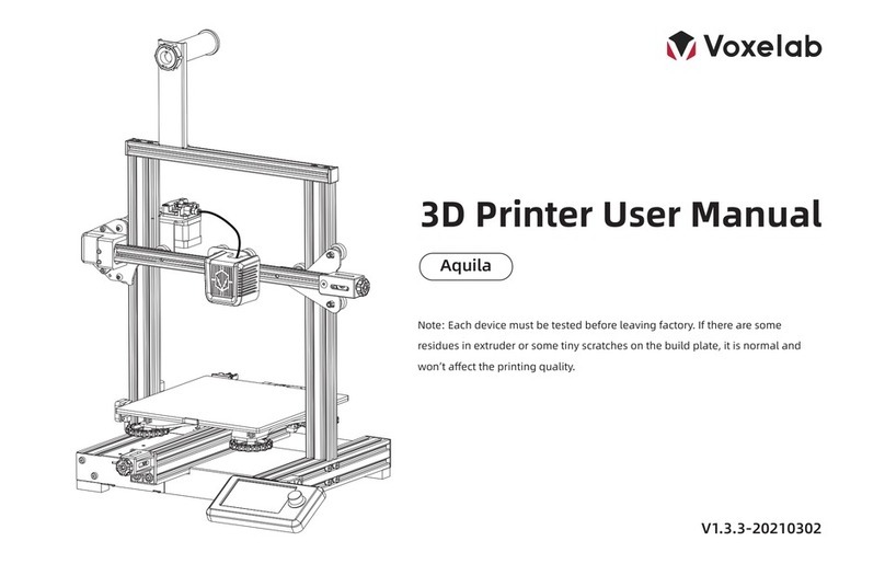 Voxelab Aquila user manual