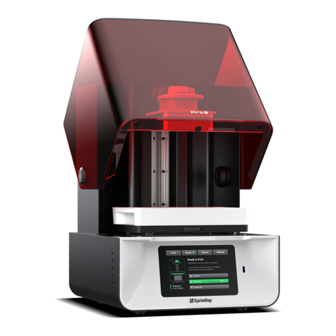 SprintRay Pro quick start guide