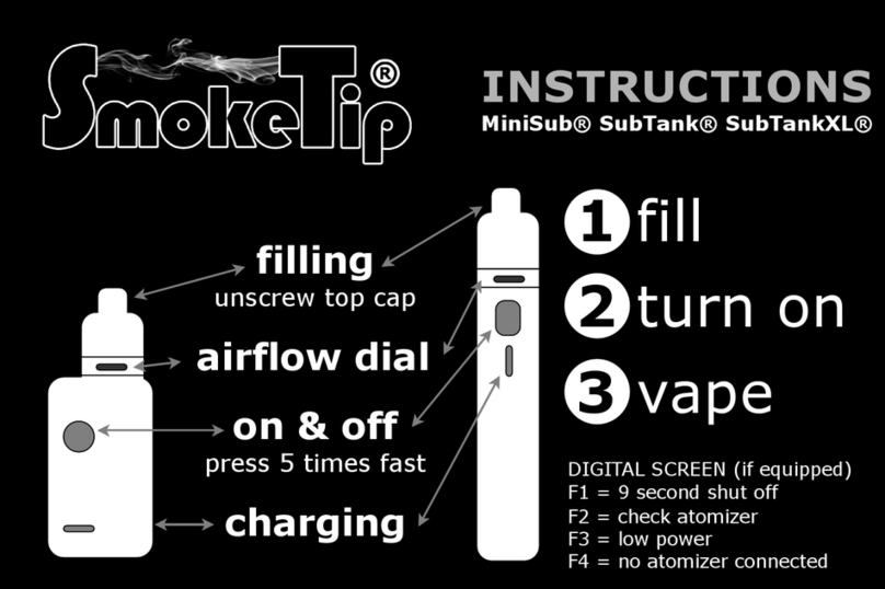 SmokeTip MiniSub instructions