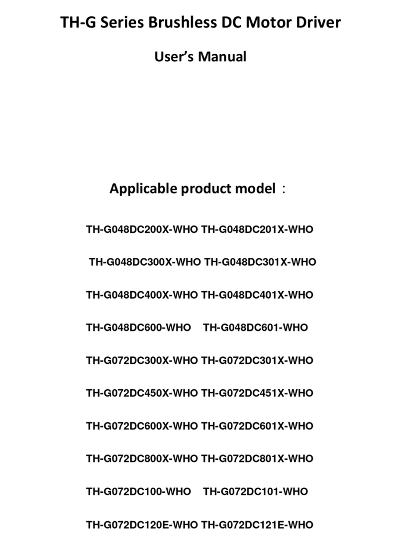 Spark Motors TH-G Series User manual