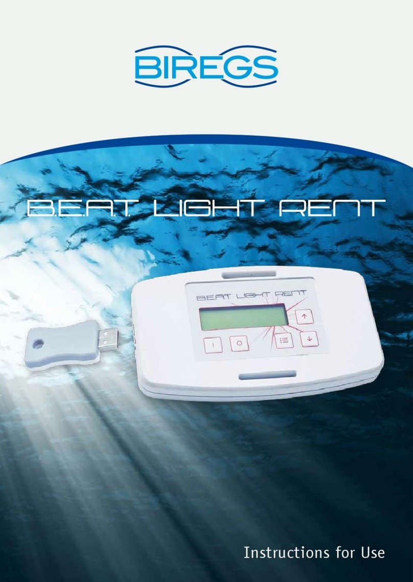 BIREGS B.E.A.T. LIGHT RENT Instructions for use