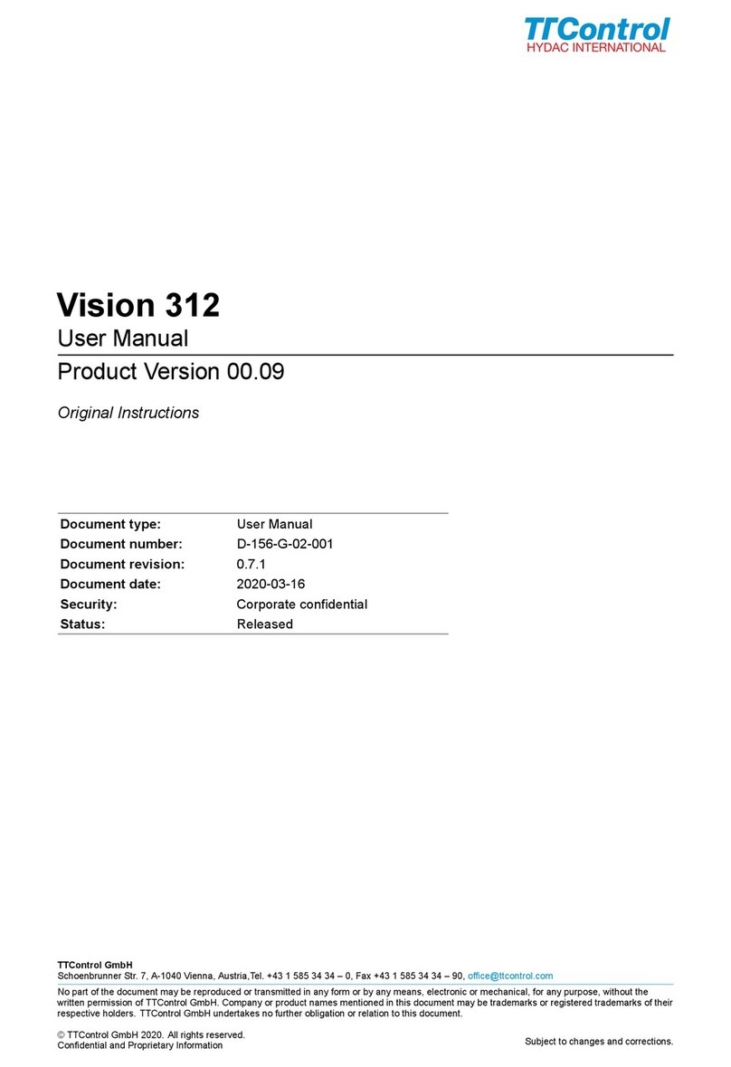 TTControl Vision 312 user manual
