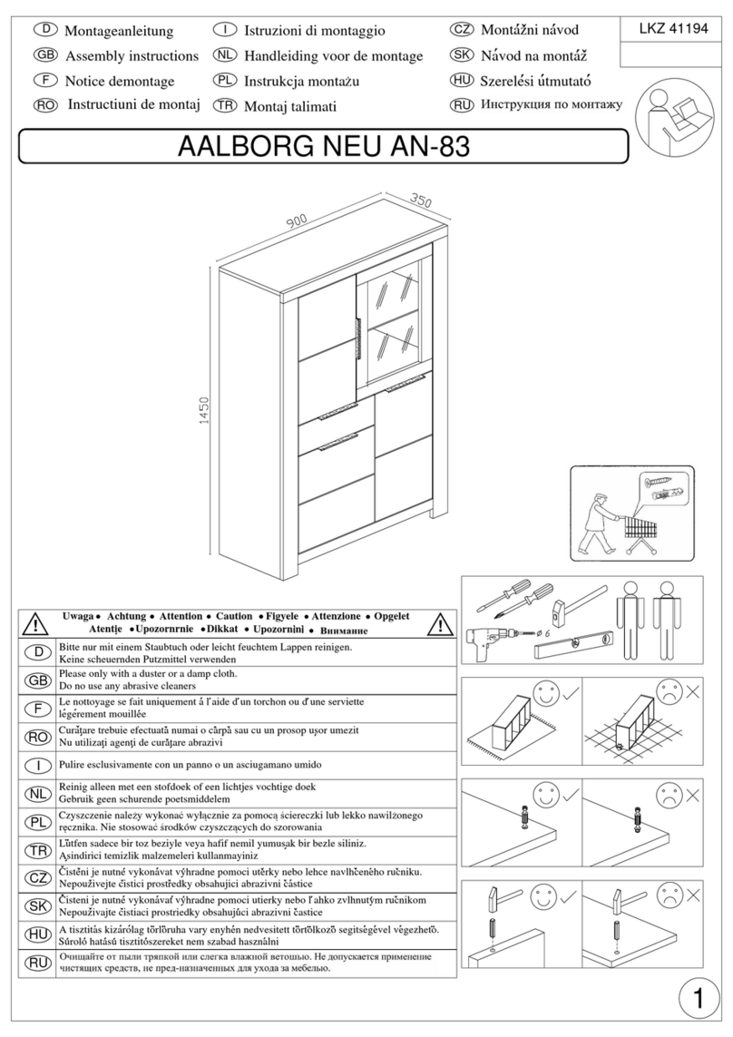 Woltra AALBORG NEU AN-83 Assembly instructions