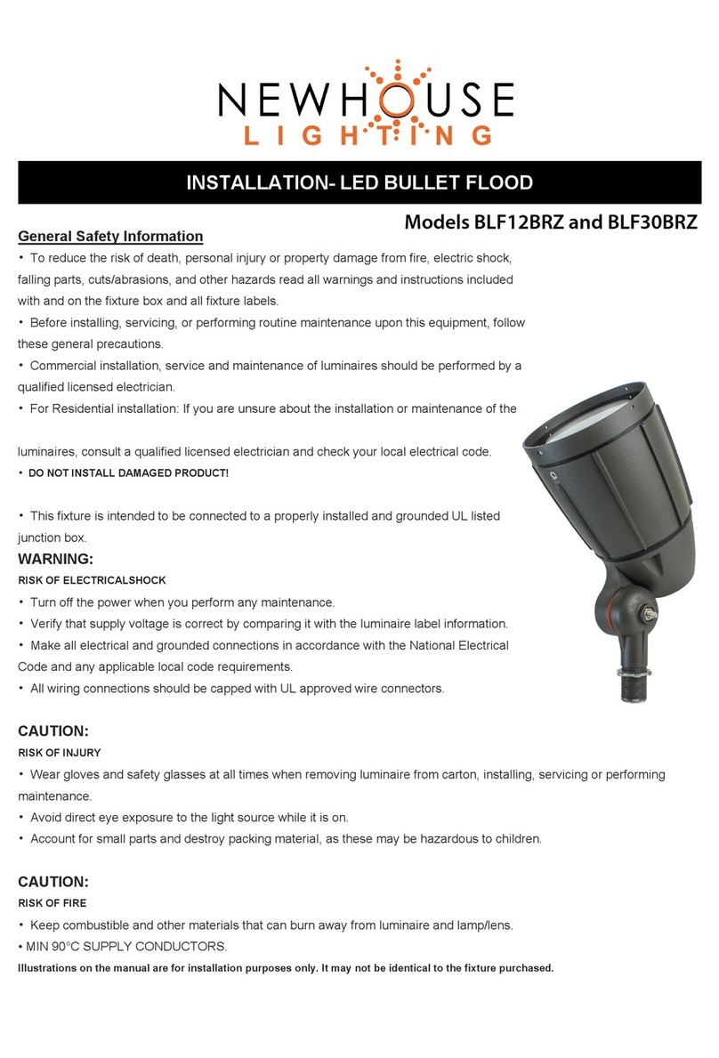 Newhouse Lighting BLF12BRZ Installation