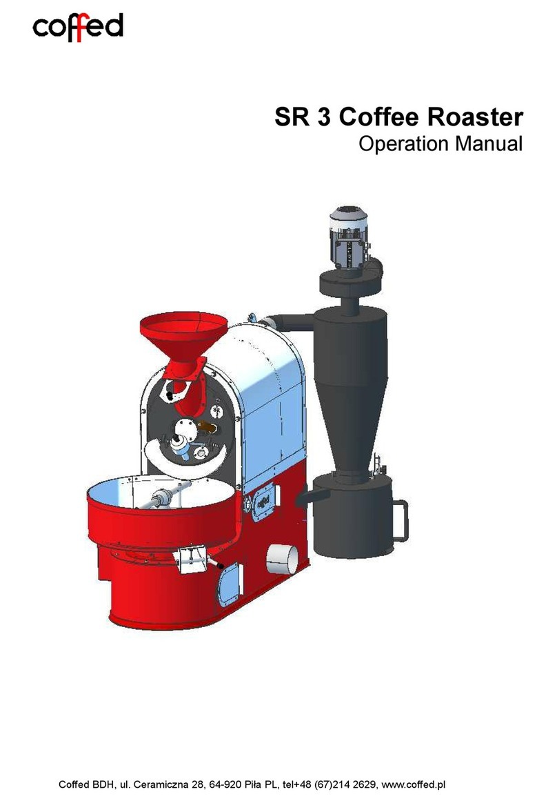Coffed SR 3 Operation manual