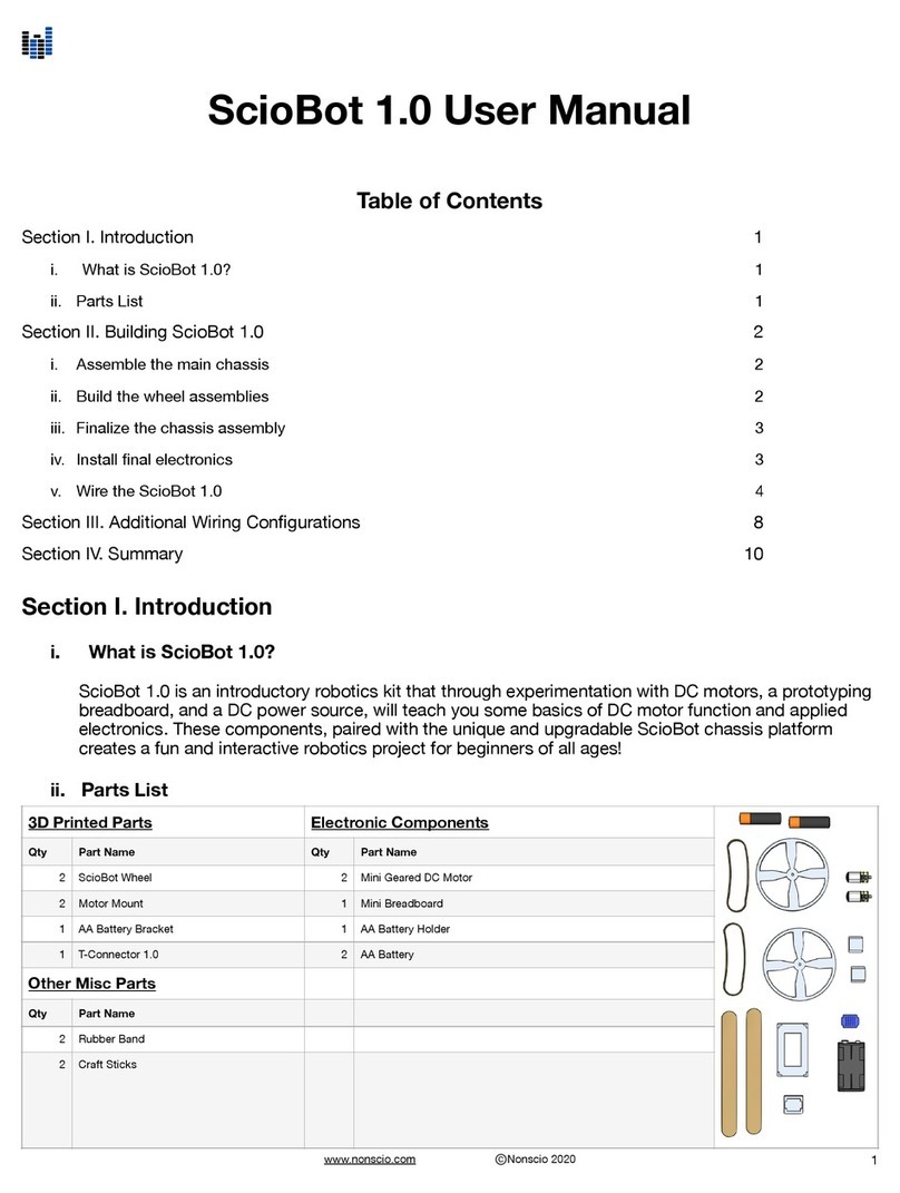 Nonscio ScioBot 1.0 user manual