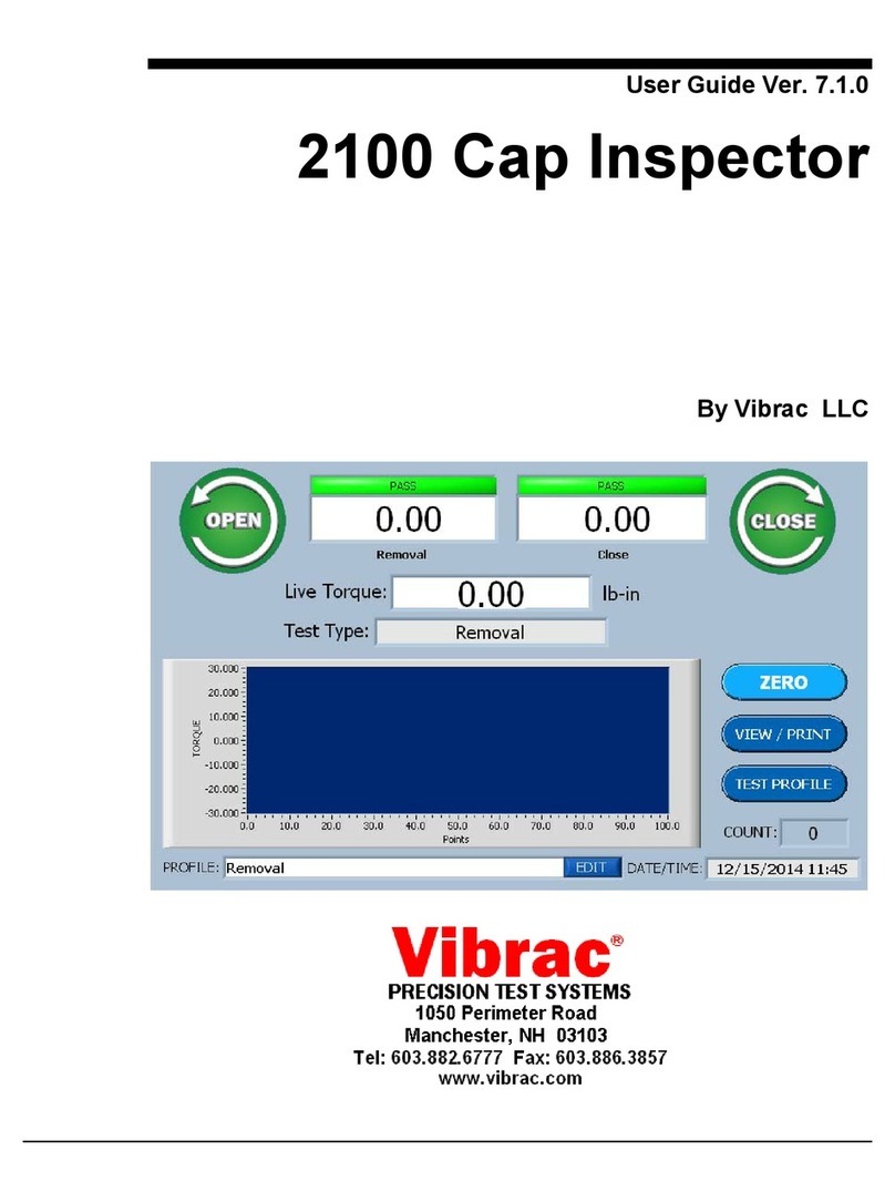 Vibrac 2100 user guide